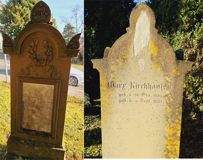 A 3 Marx Kirchhausen Stifter des Friedhofes Collage web