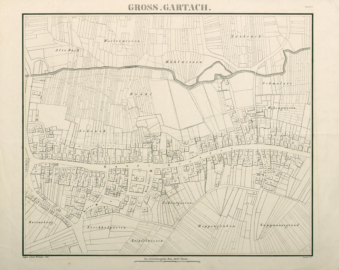 Karte Grossgartach 1835 kl pic