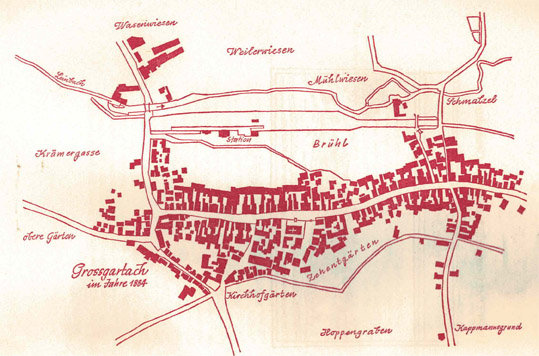 Karte von 1884